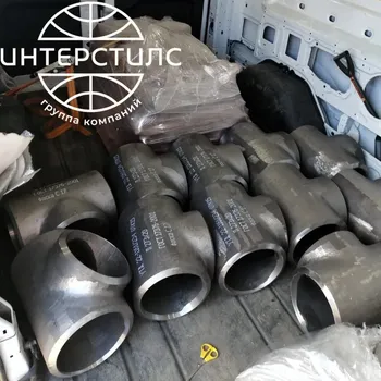 Стальной тройник равнопроходной 76 мм 10 мм 09Г2С ГОСТ 17376-2001 купить в Луганске